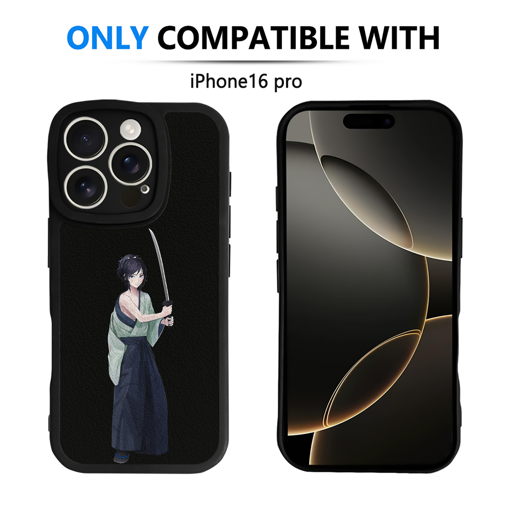 （画像用） 刀剣乱舞 Touken Ranbu 【iPhone 16シリーズ対応】シリコンスマホケース（レザー調） 材質：シリコン